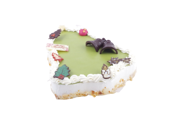 Afbeelding van Kerst klok chip 22 cm