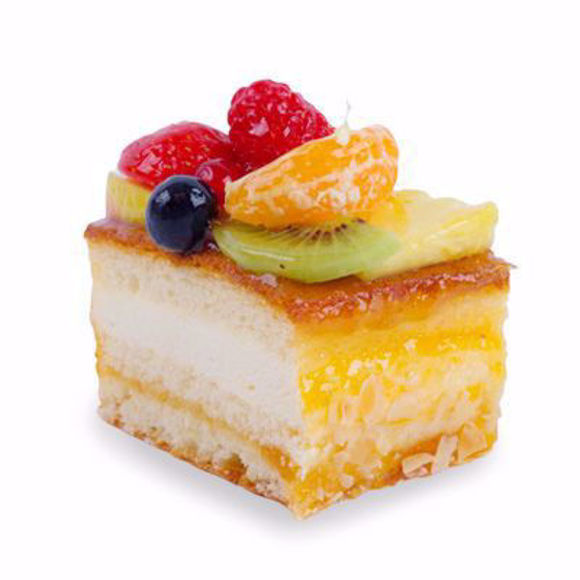 Afbeelding van Vruchten cake gebak - gebak van de week