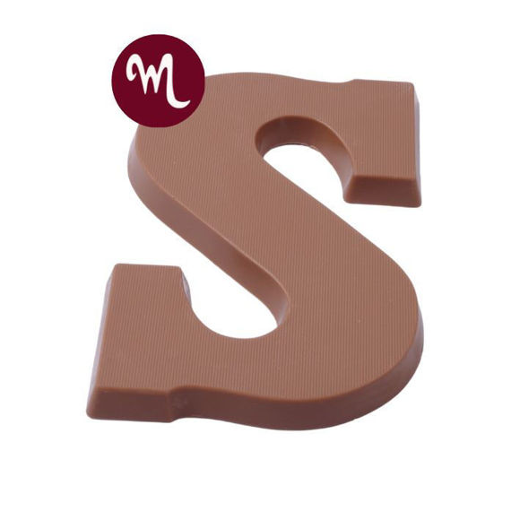 Afbeelding van Chocolade letter groot - circa 220 gram