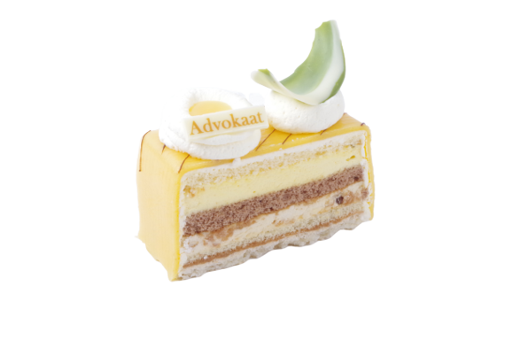 Afbeelding van Advocaat cake gebak - gebak van de week