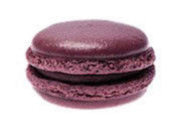 Afbeelding van Macaron Zwarte bes